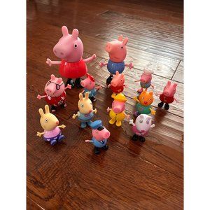 Peppa Pig Figure Lot of 13